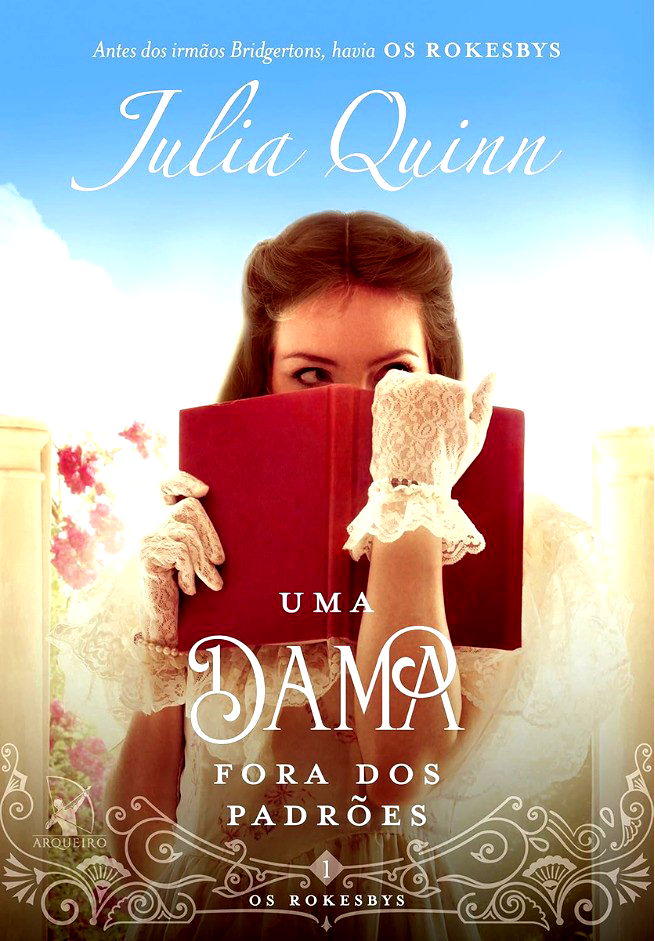 Capa do livro Uma dama fora dos padrões, de Julia Quinn.