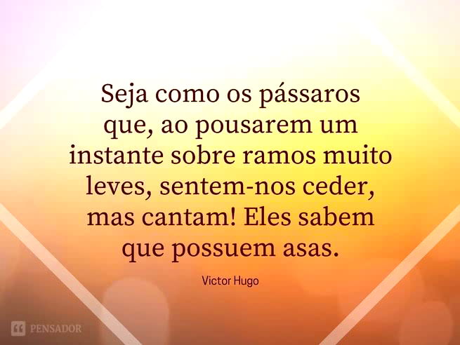 seja como os passaros