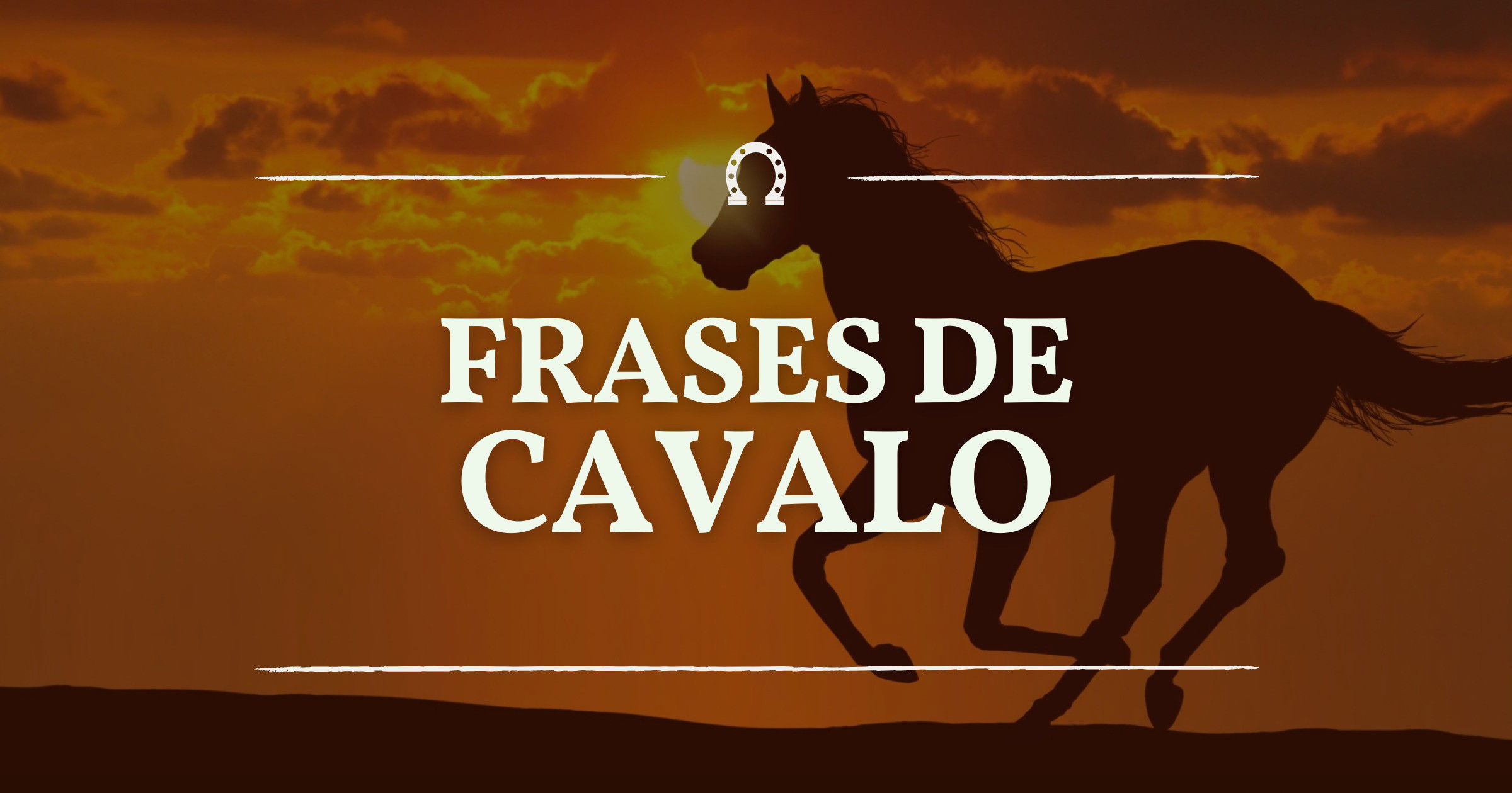 43 frases de cavalo que expressam a grandeza e força desses animais -  Pensador