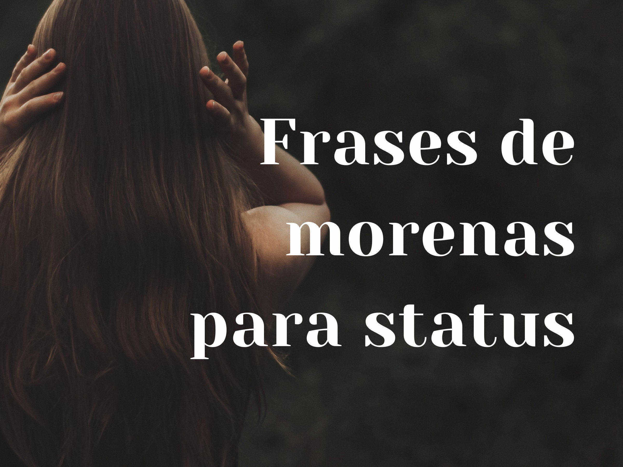 Frases de morena para status: mostre seu orgulho - Pensador