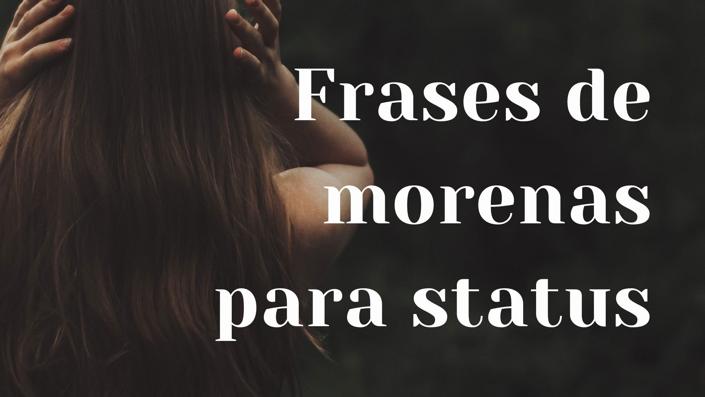 Frases de morena para status: mostre seu orgulho - Pensador